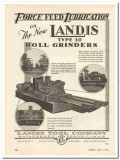 landis tool company 1931 feed lubrication roll grinder vintage ad landis tool company 1931 feed lubrication roll grinder vintage ad