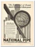 national tube company 1931 bends welded seamless pipe vintage ad
