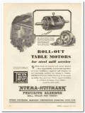 norma-hoffman bearings corp 1931 roll-out table motor steel vintage ad