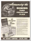 deming company 1942 pump protection plan world war 2 wwii vintage ad