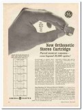 general electric company 1961 orthonetic stereo cartridge vintage ad general electric company 1961 orthonetic stereo cartridge vintage ad
