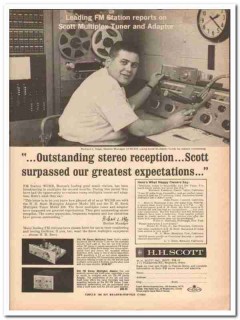 h h scott inc 1961 wcrb station manager richard l kaye vintage ad h h scott inc 1961 wcrb station manager richard l kaye vintage ad