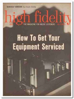 high fidelity 1961 equipment serviced vintage stereo magazine cover high fidelity 1961 equipment serviced vintage stereo magazine cover