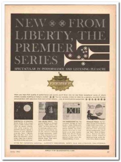 liberty records company 1961 premier series magic beat vintage ad
