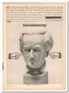 pilot radio corp 1961 wagner model 654 fm stereo receiver vintage ad pilot radio corp 1961 wagner model 654 fm stereo receiver vintage ad