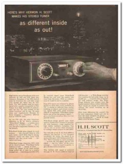 h h scott inc 1960 different 330d am fm stereo tuner vintage ad h h scott inc 1960 different 330d am fm stereo tuner vintage ad