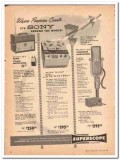 superscope inc 1960 sony cr-4 c-37a mic dk-555a sterecorder vintage ad superscope inc 1960 sony cr-4 c-37a mic dk-555a sterecorder vintage ad
