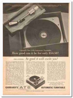 garrard sales corp 1962 at6 automatic turntable stereo vintage ad garrard sales corp 1962 at6 automatic turntable stereo vintage ad