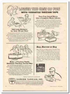 sarkes tarzian inc 1962 lower cost magnetic recording tape vintage ad sarkes tarzian inc 1962 lower cost magnetic recording tape vintage ad