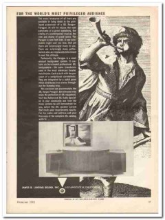 james b lansing sound inc 1963 jbl ranger-paragon speaker vintage ad james b lansing sound inc 1963 jbl ranger-paragon speaker vintage ad