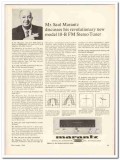 superscope inc 1964 saul marantz 10-b fm stereo tuner radio vintage ad