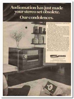 seeberg corp 1968 audiomation home music component stereo vintage ad seeberg corp 1968 audiomation home music component stereo vintage ad