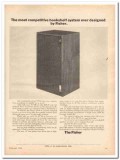 fisher radio corp 1968 xp-66 bookshelf speaker stereo vintage ad fisher radio corp 1968 xp-66 bookshelf speaker stereo vintage ad