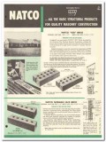 Natco Corp 1954 Vintage Catalog Brick Masonry Structural Products Natco Corp 1954 Vintage Catalog Brick Masonry Structural Products