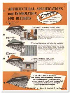 Sisalkraft Company 1954 Vintage Catalog Roofing Waterproof Protective Sisalkraft Company 1954 Vintage Catalog Roofing Waterproof Protective