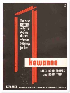 Kewanee Mfg Company 1954 Vintage Catalog Steel Door Frames Room Trim Kewanee Mfg Company 1954 Vintage Catalog Steel Door Frames Room Trim