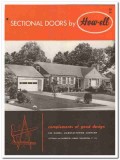 Howell Mfg Company 1954 Vintage Catalog Doors Sectional How-Ell-Dor