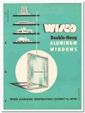 Wisco Aluminum Corp 1954 Vintage Catalog Windows Double-Hung