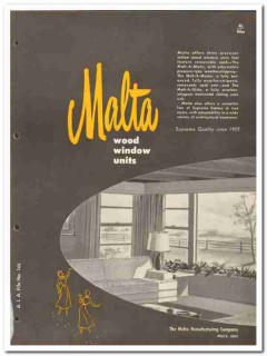 Malta Mfg Company 1954 Vintage Catalog Windows Wood Sash Malt-A-Matic Malta Mfg Company 1954 Vintage Catalog Windows Wood Sash Malt-A-Matic