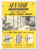 Sun-Sash Company 1954 Vintage Catalog Windows Louvered Air-Controlled