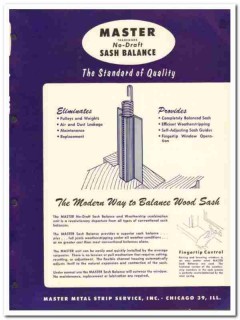 Master Metal Strip Service Inc 1954 Vintage Catalog Window Sash Wood Master Metal Strip Service Inc 1954 Vintage Catalog Window Sash Wood
