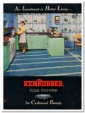 Kentile Inc 1954 Vintage Catalog Tile Floor Kenrubber Cushioned Beauty