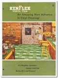 Kentile Inc 1954 Vintage Catalog Tile Kenflex Themetile Vinyl Flooring