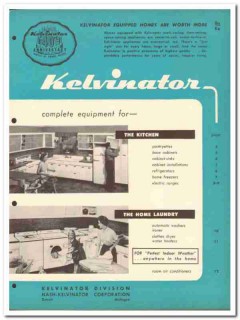 Nash-Kelvinator Corp 1954 Vintage Catalog Laundry Kitchen Appliances Nash-Kelvinator Corp 1954 Vintage Catalog Laundry Kitchen Appliances