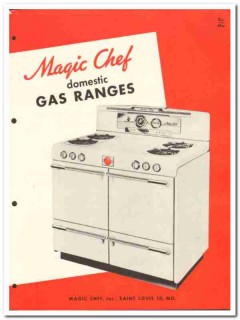 Magic Chef Inc 1954 Vintage Catalog Appliance Kitchen Gas Ranges Magic Chef Inc 1954 Vintage Catalog Appliance Kitchen Gas Ranges