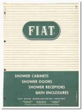 Fiat Metal Mfg Company 1954 Vintage Catalog Bathroom Shower Cabinets