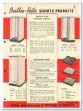 Milwaukee Stamping Company 1954 Vintage Catalog Shower Bathe-Rite Door