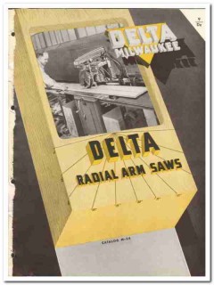 Rockwell Mfg Company 1954 Vintage Catalog Delta Radial Arm Saws Rockwell Mfg Company 1954 Vintage Catalog Delta Radial Arm Saws