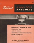 National Mfg Company 1956 Vintage Catalog Hardware Hanger Sliding Door National Mfg Company 1956 Vintage Catalog Hardware Hanger Sliding Door