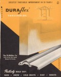 Duraflex Company 1956 Vintage Catalog Door Thresholds Rain Snow Drafts Duraflex Company 1956 Vintage Catalog Door Thresholds Rain Snow Drafts