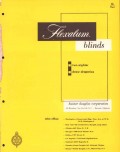 Hunter Douglas Corp 1956 Vintage Catalog Blinds Twi-Nighter Flexalum Hunter Douglas Corp 1956 Vintage Catalog Blinds Twi-Nighter Flexalum