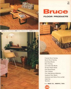 E L Bruce Company 1956 Vintage Catalog Floor Plank Block Strip Wood E L Bruce Company 1956 Vintage Catalog Floor Plank Block Strip Wood