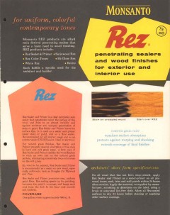 Monsanto Chemical Company 1956 Vintage Catalog Sealer Finish Wood Rez Monsanto Chemical Company 1956 Vintage Catalog Sealer Finish Wood Rez