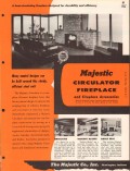 Majestic Company 1956 Vintage Catalog Heating Circulator Fireplace Majestic Company 1956 Vintage Catalog Heating Circulator Fireplace