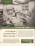 Kitchen Maid Corp 1956 Vintage Catalog Shadow-Line Nutmeg Wood Cabinet Kitchen Maid Corp 1956 Vintage Catalog Shadow-Line Nutmeg Wood Cabinet