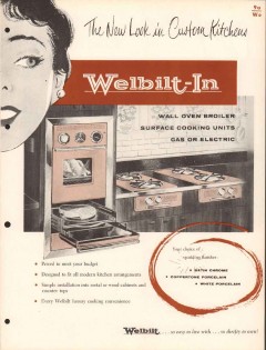 Welbilt Corp 1956 Vintage Catalog Appliance Welbilt-In Custom Kitchen Welbilt Corp 1956 Vintage Catalog Appliance Welbilt-In Custom Kitchen