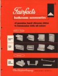 Fairfacts Company 1956 Vintage Catalog Bathroom Vitreous China Colors Fairfacts Company 1956 Vintage Catalog Bathroom Vitreous China Colors