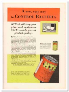 mathieson alkali works inc 1933 hth-15 control bacteria vintage ad mathieson alkali works inc 1933 hth-15 control bacteria vintage ad
