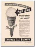National Biscuit Company 1933 Vintage Ad Ice Cream Push Cones Bulk