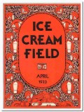 ice cream field 1933 april art deco magazine cover vintage print