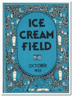 ice cream field 1933 october art deco magazine cover vintage print ice cream field 1933 october art deco magazine cover vintage print