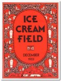 ice cream field 1933 december art deco magazine cover vintage print