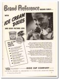 Dixie Cup Company 1952 Vintage Ad Ice Cream Containers Picture Lids Dixie Cup Company 1952 Vintage Ad Ice Cream Containers Picture Lids