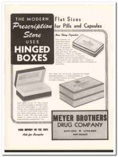 meyer brother drug company 1952 hinged boxes medical vintage ad meyer brother drug company 1952 hinged boxes medical vintage ad