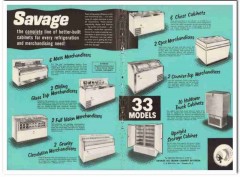C V Hill Company 1959 Vintage Ad Ice Cream Cabinet Savage Merchandiser C V Hill Company 1959 Vintage Ad Ice Cream Cabinet Savage Merchandiser