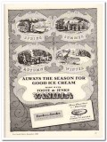 Foote Jenks Corp 1959 Vintage Ad Ice Cream Vanilla Flavor Seasons